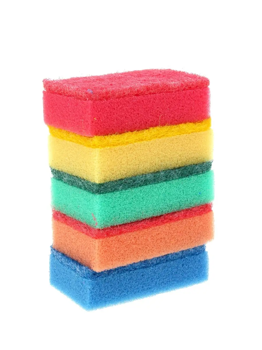 Губки 5 шт в наборе большие